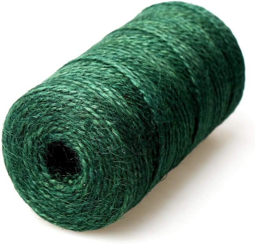 200 m garden cord, 2 mm garden cord, craft wire, craft cord, green cord, plant ties for gardening, floristry, DIY bundling, decoration