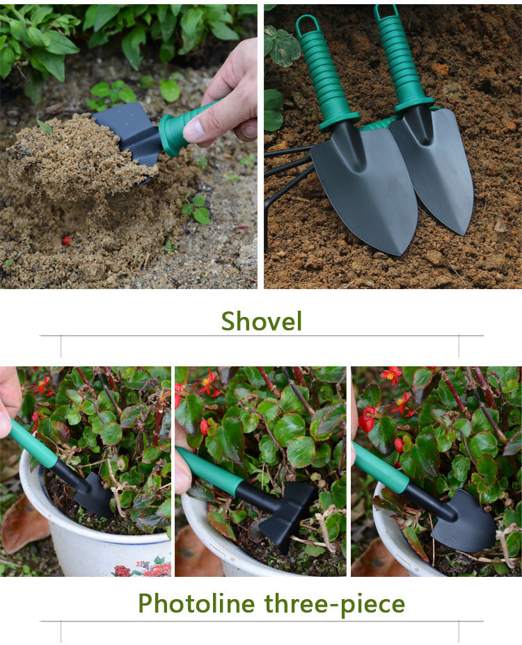 10-Piece Purple Professional Garden Tool Set with Carrying Case - Ergonomic Gardening Kit for Digging, Weeding & Pruning